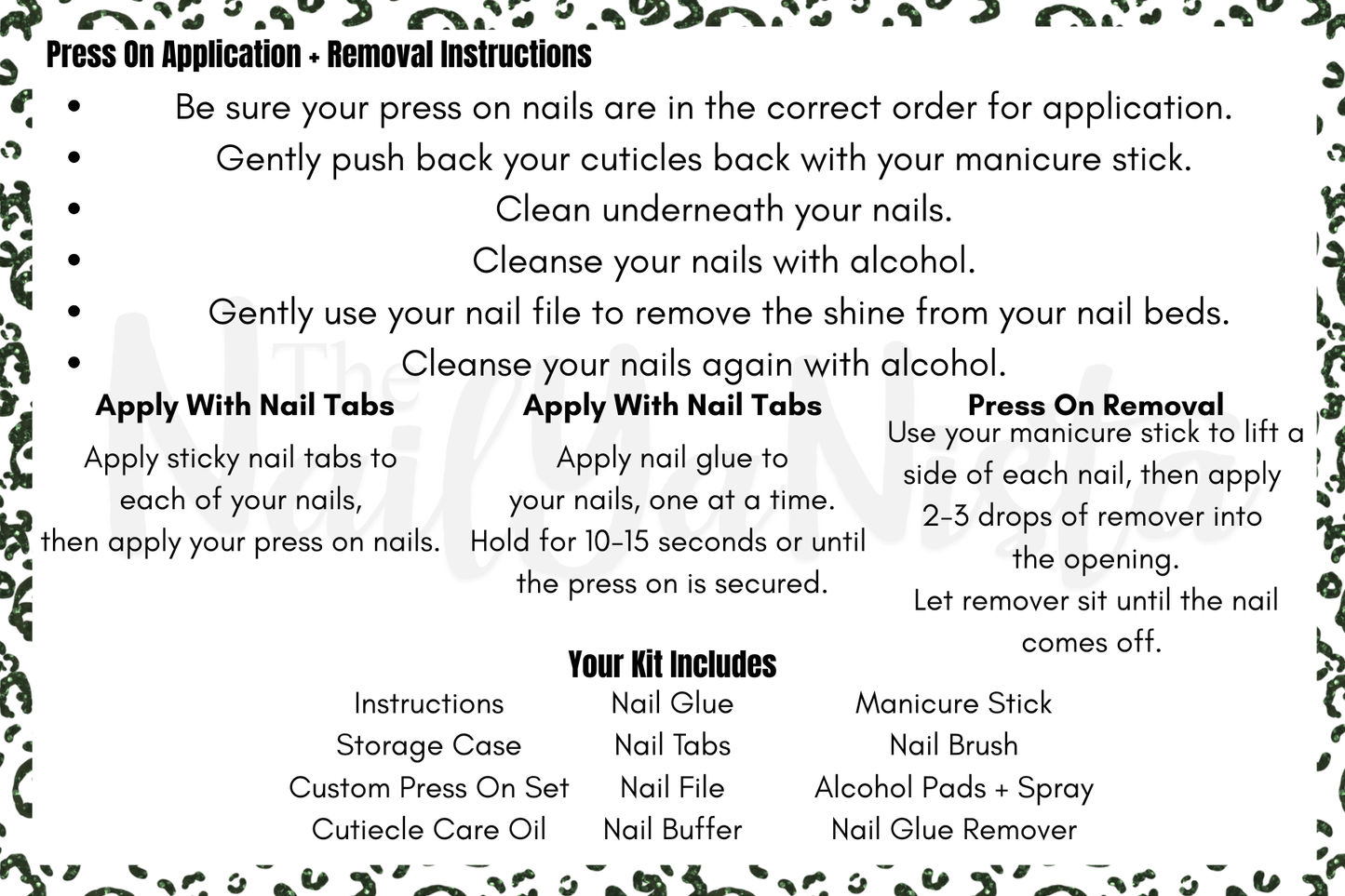 Custom Press On Nail Set