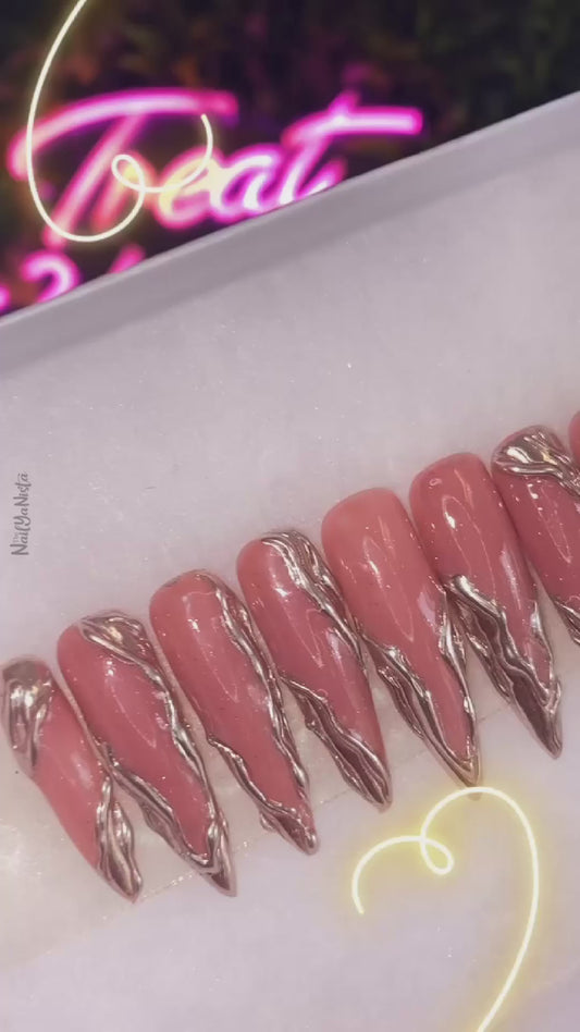 Mz Press It On Freestyle Press On Nail Set